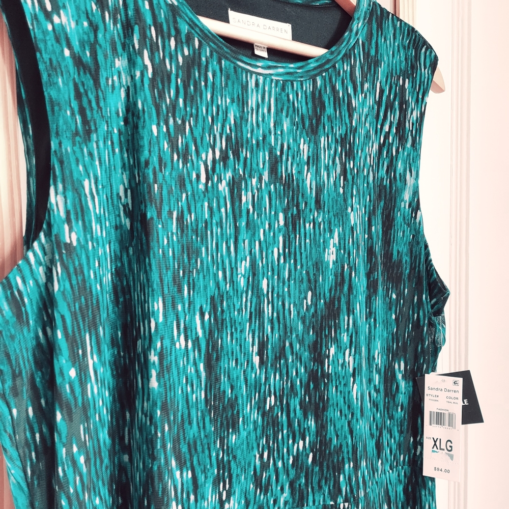 NWT Midi Dress Teal Sleeveless